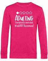Sweater - Adulting Magenta