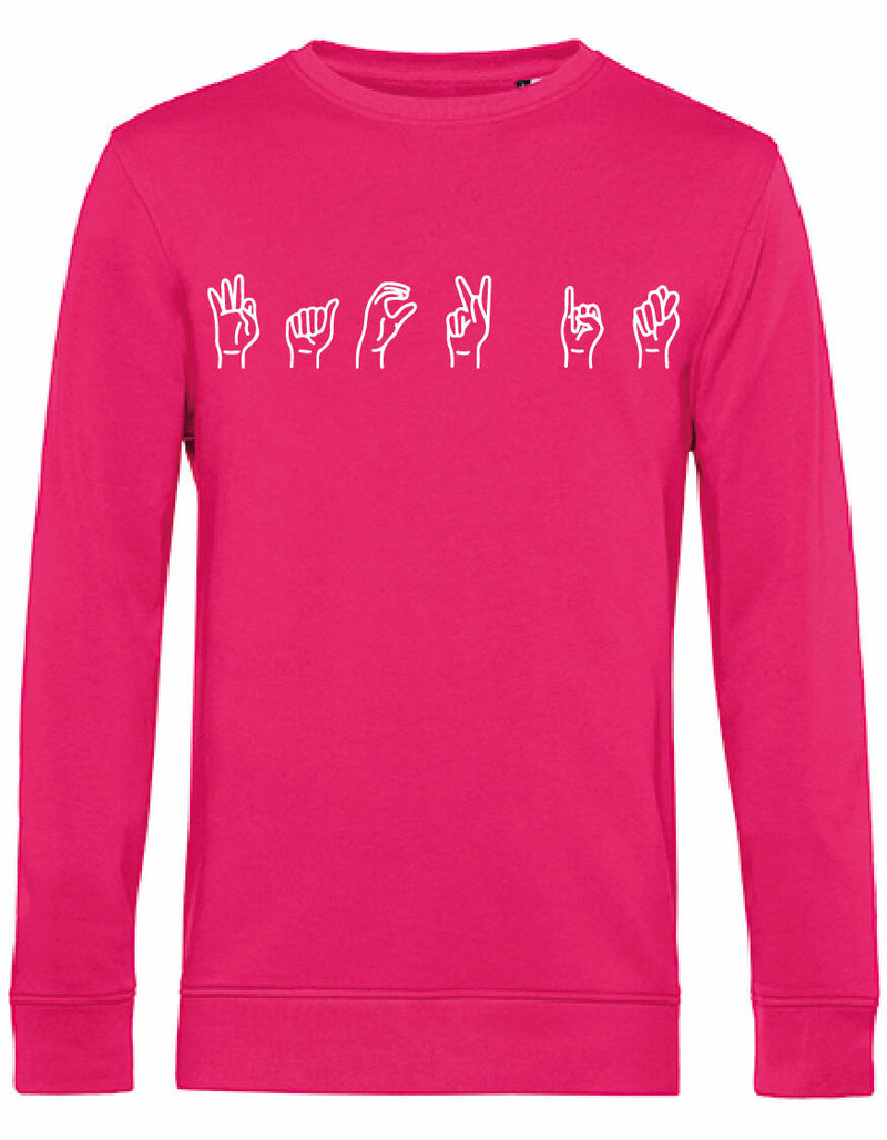 Sweater - Gebarentaal; Fack it