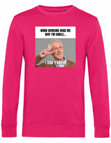 Sweater - I don't know Magenta