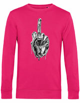 Sweater - Middlefinger Magenta
