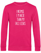 Sweater - I Promise Magenta