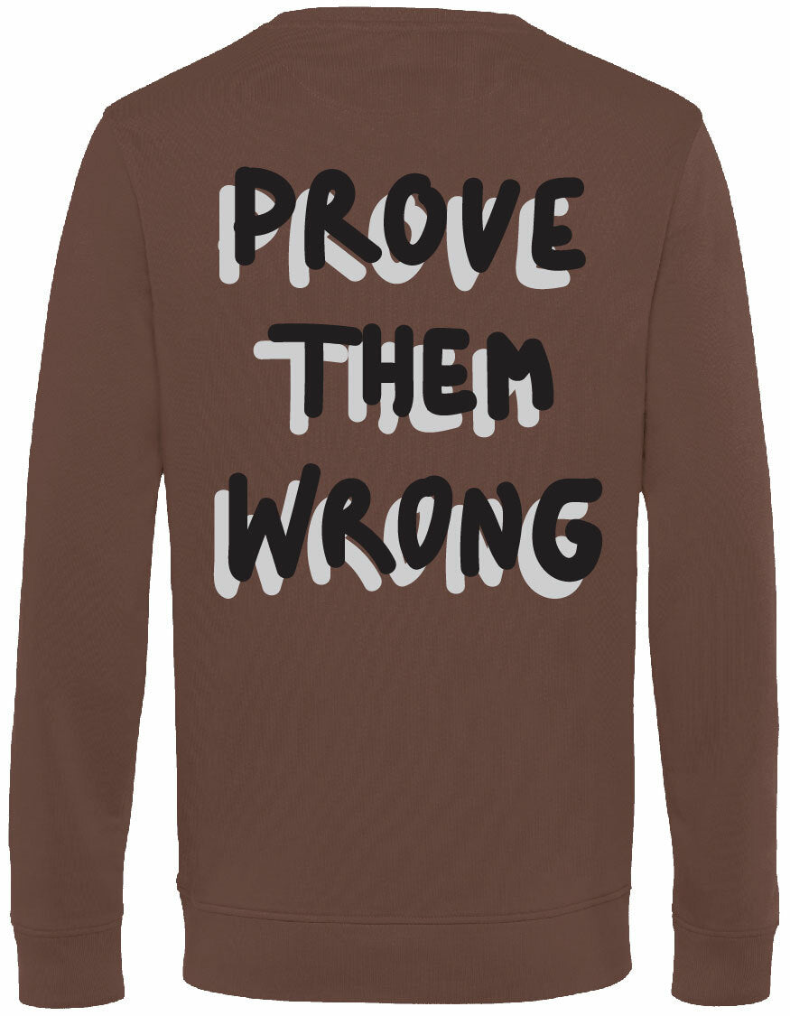 Sweater - Prove them wrong Mocha
