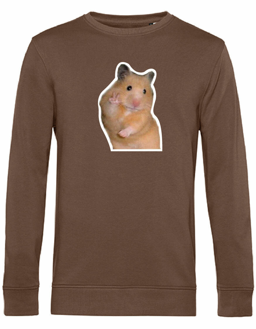 Sweater - Hamster Peace Mocha
