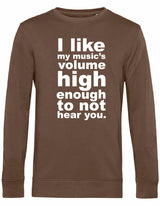 Sweater - I like my music Mocha