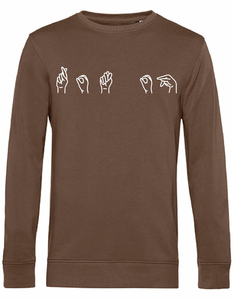 Sweater - Gebarentaal; Rot op