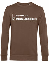 Sweater - Standaard drinker Mocha