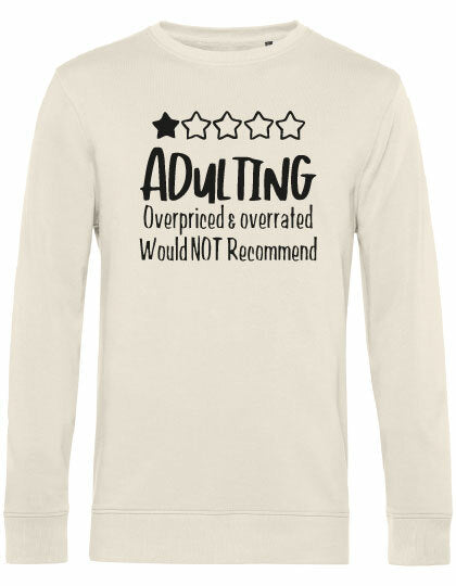 Sweater - Adulting Off White
