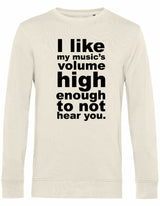 Sweater - I like my music Off White