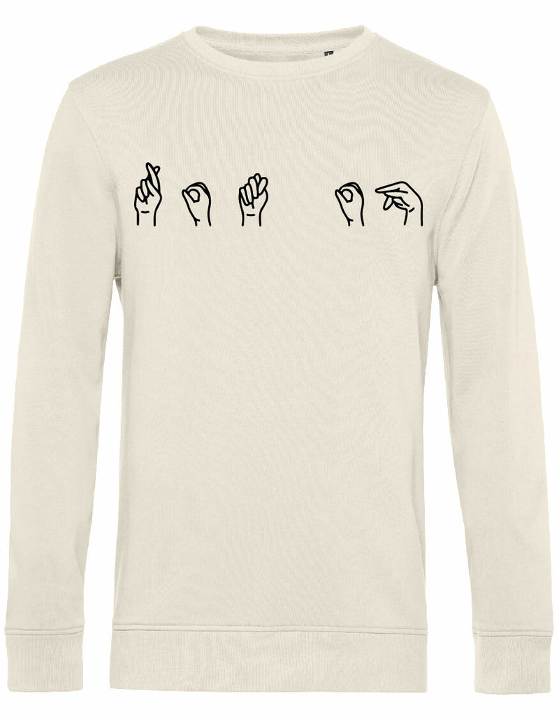 Sweater - Gebarentaal; Rot op