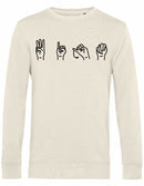 Sweater - Gebarentaal; Wijn