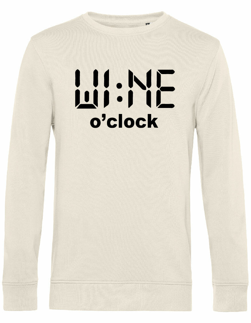 Sweater - Wine O'Clock Off White