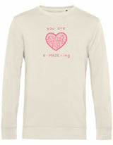 Sweater - A-maze-ing Off White
