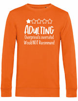 Sweater - Adulting Pure Orange