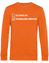 Sweater - Standaard drinker Pure Orange