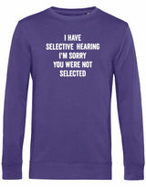Sweater - You were not selected Radical Purple