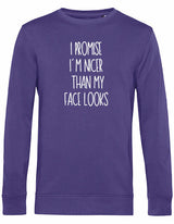 Sweater - I Promise Radical Purple