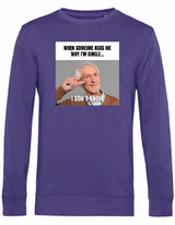 Sweater - I don't know Radical Purple