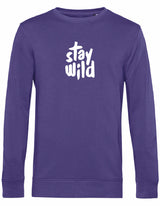 Sweater - Stay Wild Radical Purple