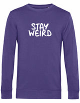 Sweater - Stay Wierd Radical Purple