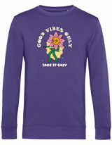 Sweater - Take it easy Radical Purple