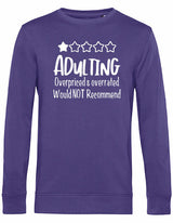 Sweater - Adulting Radical Purple