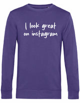 Sweater - I look great Radical Purple