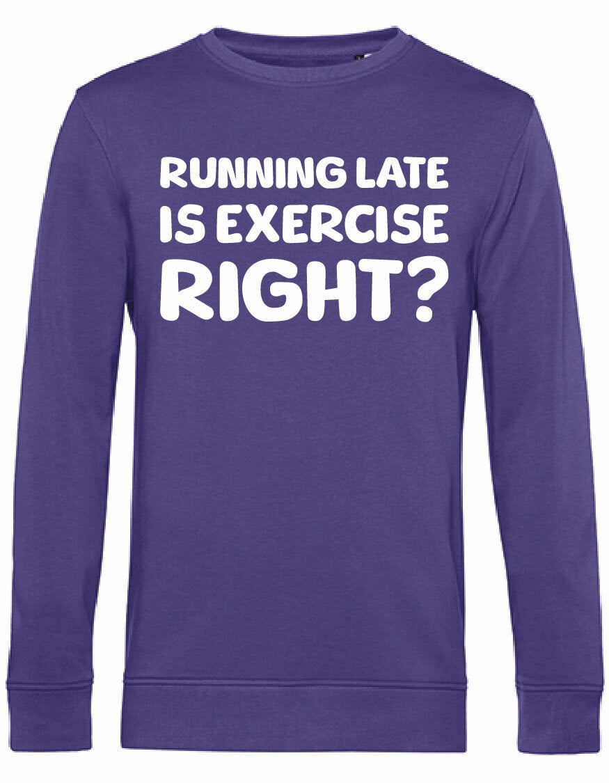 Sweater - Running late Radical Purple