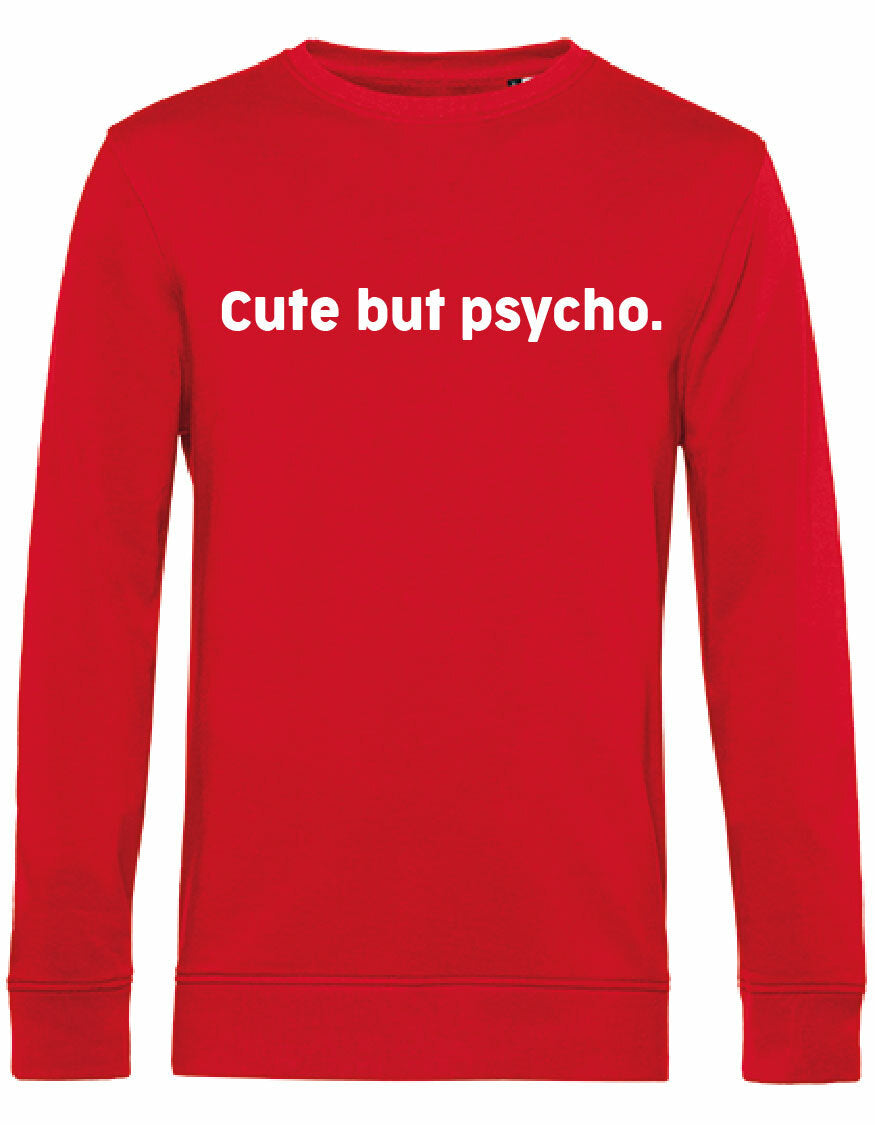 Sweater - Cute but psycho Red