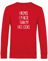 Sweater - I Promise Red
