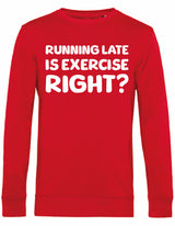 Sweater - Running late Red