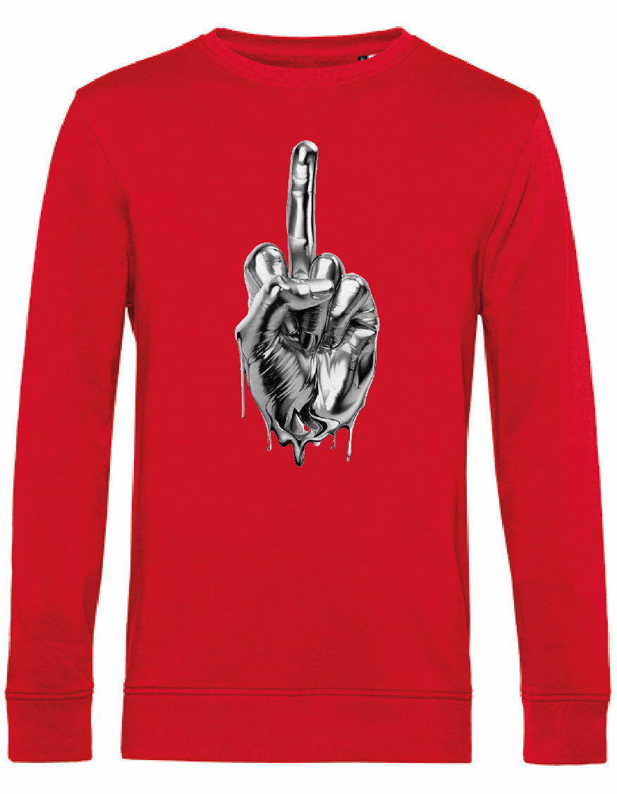 Sweater - Middlefinger Red