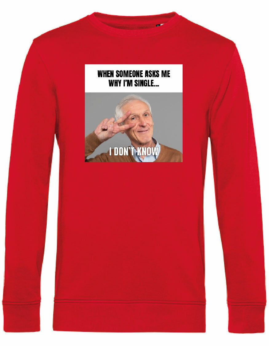 Sweater - I don't know Red