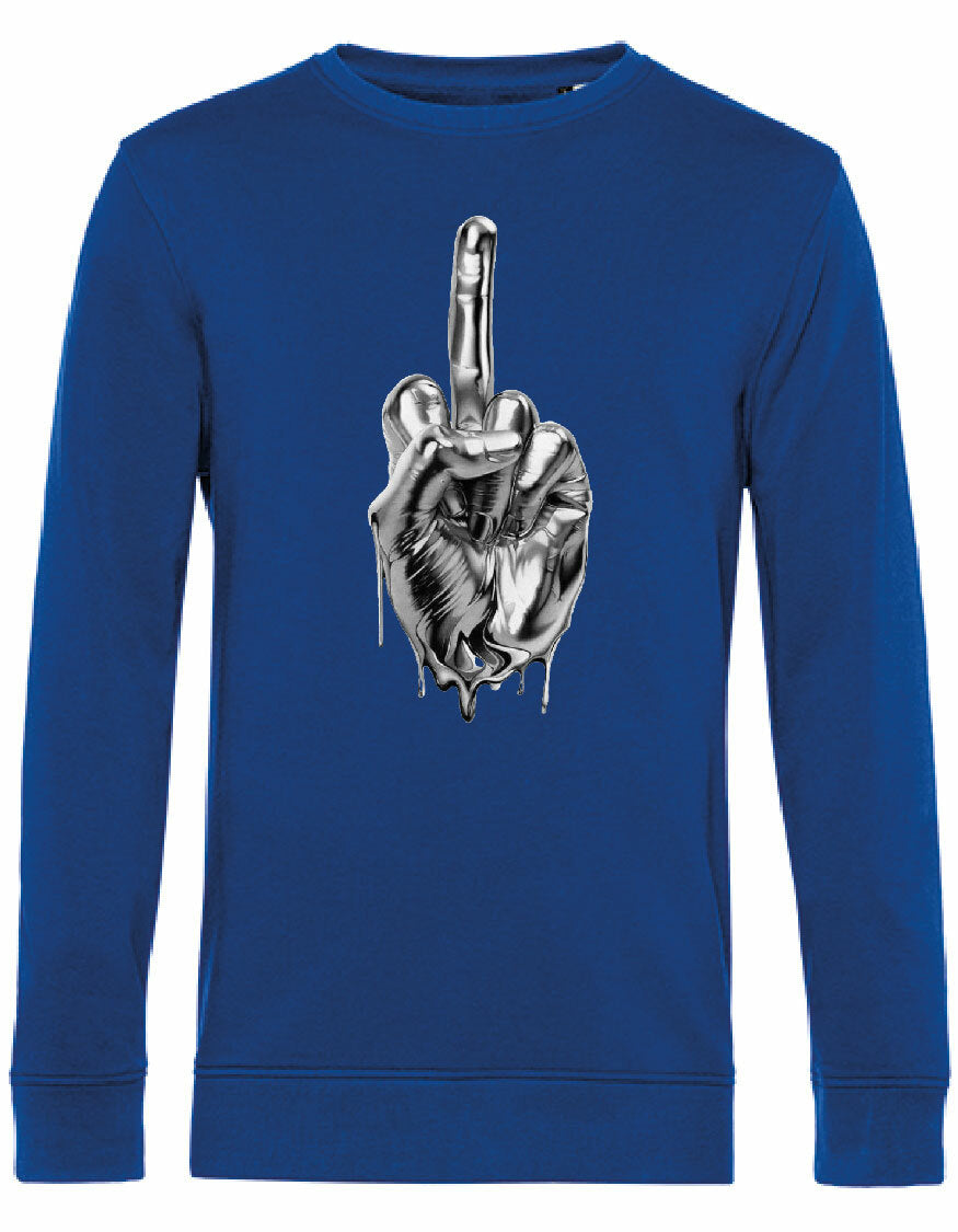 Sweater - Middlefinger Royal