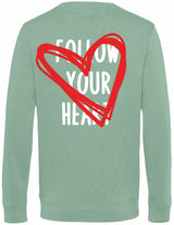 Sweater - Follow your heart Sage