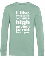 Sweater - I like my music Sage