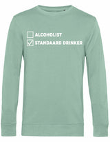 Sweater - Standaard drinker Sage