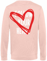 Sweater - Follow your heart Soft Rose