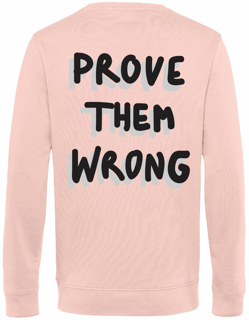 Sweater - Prove them wrong Soft Rose