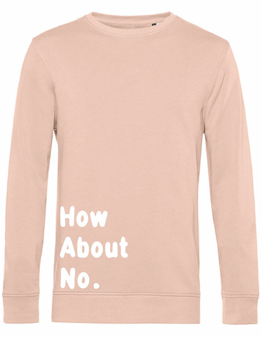 Sweater - How about no Soft Rose