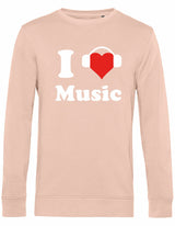 Sweater - I love music Soft Rose