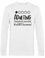 Sweater - Adulting White