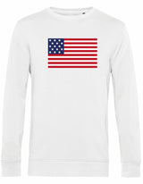 Sweater - American Flag White
