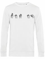 Sweater - Gebarentaal; Rot op White