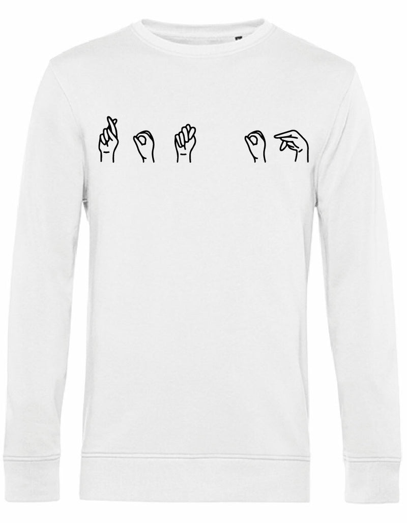 Sweater - Gebarentaal; Rot op