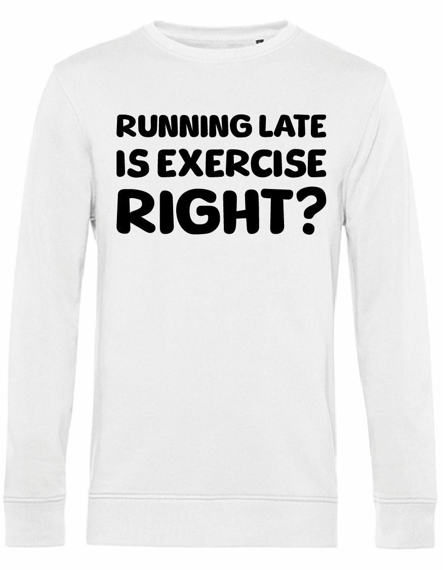 Sweater - Running late White