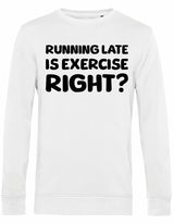 Sweater - Running late White