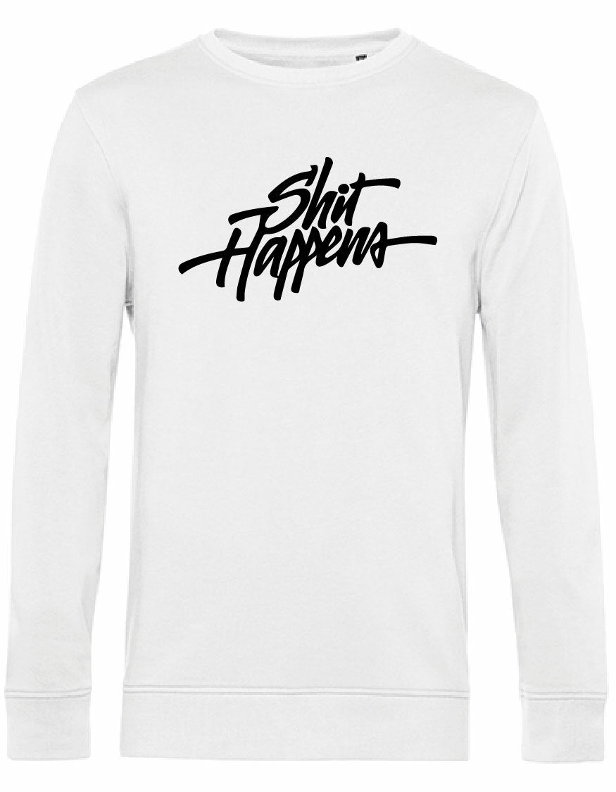 Sweater - Shit Happens White
