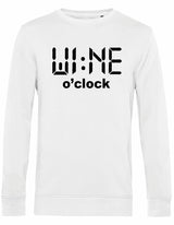 Sweater - Wine O'Clock White