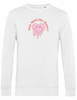 Sweater - You melt my heart White