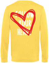 Sweater - Follow your heart Yellow Fizz